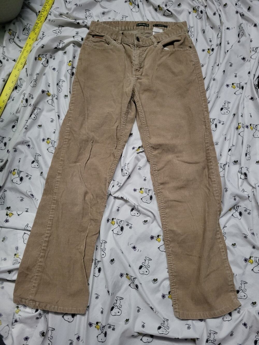 Women’s Eddie Bauer Sz 4 Stretch Classic Corduroy Pants Khaki Tan